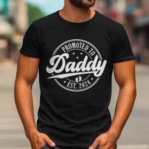 Daddy Est 2024 Shirt, New Dad Reveal Shirt, Best Dad Shirt